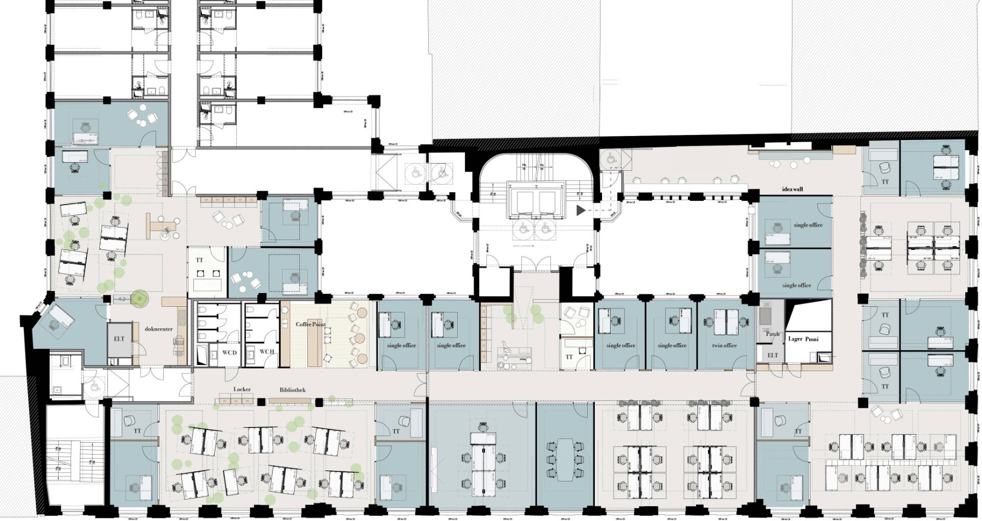 Dresdner Hof Interior - Lounge Area