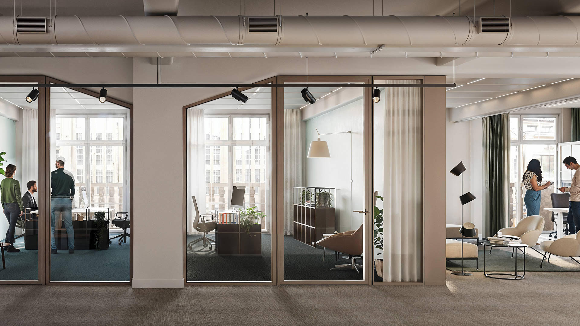 Ein Blick in das 4. Obergeschosses des Dresdner Hofs.